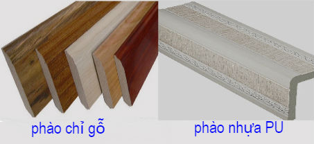 So sánh phào nhựa PU và phào chỉ gỗ