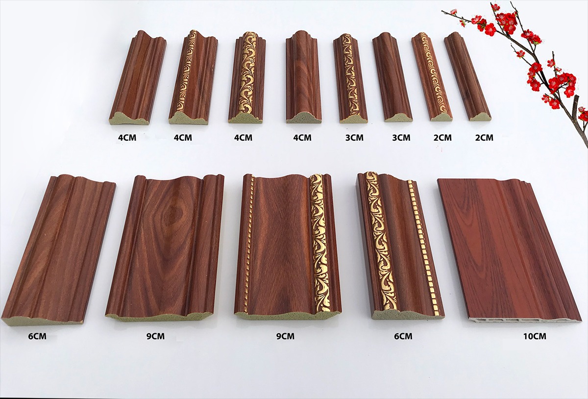 các mẫu phào chỉ vân gỗ được ưa chuộng nhất